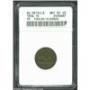 Image 3 : 1856 1C --Tooled, Cleaned--ANACS. AU Details, Net XF40....