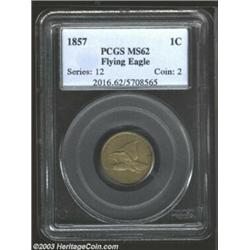 1857 1C MS62 PCGS....