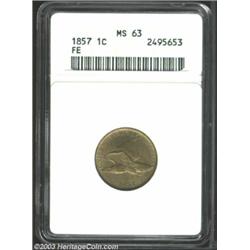 1857 1C MS63 ANACS....