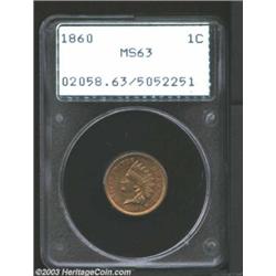 1860 1C MS63 PCGS....