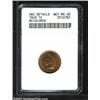 Image 1 : 1869 1C --Recolored--ANACS. Unc Details, Net MS60. Orange and green-gold color. A well struck Cen...
