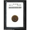 Image 1 : 1870 1C MS60 Red and Brown ANACS. Each side imparts a reddish-gold appearance with a tan overlay...