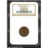 Image 1 : 1873 1C Open 3 MS66 Red and Brown NGC....