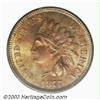 Image 3 : 1875 1C MS65 Red PCGS. This sharply defined and fully lustrous Gem is similar in technical qualit...