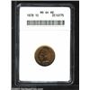 Image 1 : 1878 1C MS64 Red and Brown ANACS. Original and fully struck, this is a very attractive piece that...