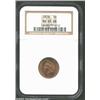 Image 1 : 1878 1C MS65 Red and Brown NGC....