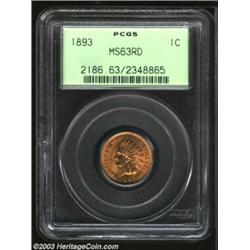 1893 1C MS63 Red PCGS....