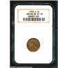 Image 1 : 1909-S 1C MS61 Red and Brown NGC. Mottled brown and gold patina with a few incomplete feathers on...