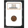 Image 1 : 1915-S 1C MS64 Red and Brown NGC. Golden-tan, fully matte-like surfaces with a razor-sharp strike...