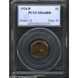 1924-D 1C MS64 Red PCGS....