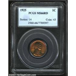 1925 1C MS66 Red PCGS....