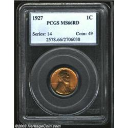 1927 1C MS66 Red PCGS....