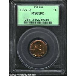1927-D 1C MS65 Red PCGS....