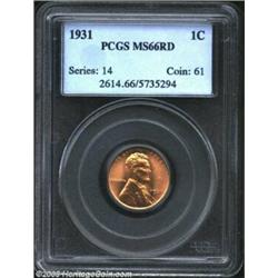 1931 1C MS66 Red PCGS....