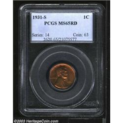 1931-S 1C MS65 Red PCGS....