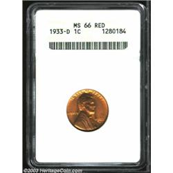 1933-D 1C MS66 Red ANACS....