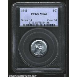 1943 1C MS68 PCGS....