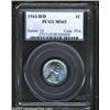 Image 1 : 1943-D/D 1C MS65 PCGS....