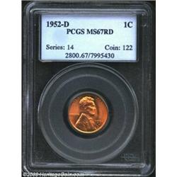 1952-D 1C MS67 Red PCGS....