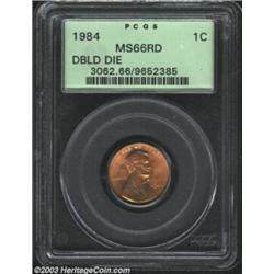 1984 1C Doubled Die MS66 Red PCGS....