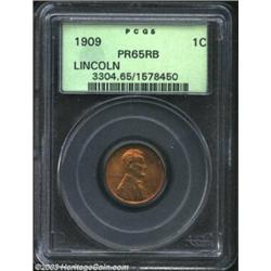 1909 1C PR65 Red and Brown PCGS....