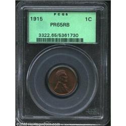 1915 1C PR65 Red and Brown PCGS....