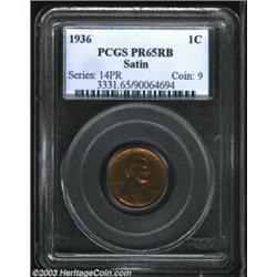 1936 1C Type One PR65 Red and Brown PCGS....