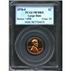 Image 1 : 1970-S 1C Large Date PR70 Red PCGS. The peak of the 7 is lower than the 9 and 0 digits that accom...