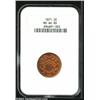 Image 1 : 1871 2C MS64 Red NGC. Sharply defined in all areas with uniform amber color that is quite attract...