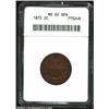 Image 1 : 1872 2C MS62 Brown ANACS. Deep reddish-brown surfaces with blue accents and a sharp strike. Scarc...