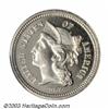 Image 1 : 1867 3CN PR66 Cameo PCGS. The 1867 has one of the lowest proof mintages in the series with only 6...