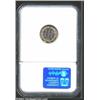 Image 2 : 1875 3CN PR64 NGC. The obverse is brightly mirrored with a prominent planchet flaw on Liberty's c...