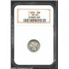 Image 1 : 1879 3CN PR65 NGC. A modestly reflective Gem with two smallish planchet flakes on the obverse, on...