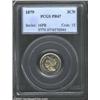 Image 1 : 1879 3CN PR67 PCGS. Deeply reflective fields and a virtual absence of surface distractions. Some...