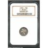 Image 1 : 1881 3CN PR66 NGC. A pristine specimen draped in rose-gray and golden patina. These are surprisin...
