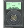 Image 1 : 1885 3CN PR65 PCGS. Well mirrored beneath a uniform golden-rose patina, with a few specks of disc...
