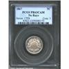 Image 1 : 1867 5C No Rays PR63 Cameo PCGS....