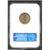 Image 2 : 1889 5C MS65 NGC. Rich bluish-steel and apricot toning with a deeper streak of russet on the reve...