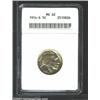 Image 1 : 1914-S 5C MS62 ANACS. Attractive patina decorates each side of this semi-key Buffalo Nickel. Well...