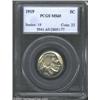 Image 1 : 1919 5C MS65 PCGS. Very well struck in all areas, with shimmering, golden-tinged surfaces that re...
