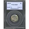 Image 1 : 1923-S 5C MS63 PCGS. Only the usual mushiness on the highpoints keeps this creamy smooth '23-S Bu...