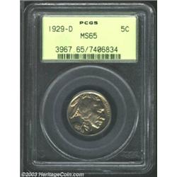 1929-D 5C MS65 PCGS....