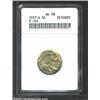 Image 1 : 1937-D 5C Three-Legged AU58 ANACS. Pleasing golden patina accents each side of this unusual mint...