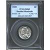 Image 1 : 1939 5C Doubled MONTICELLO MS65 PCGS. FS-22. MONTICELLO and FIVE CENTS are widely die doubled. Ni...