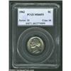 Image 1 : 1962 5C MS66 Full Steps PCGS. A light golden patina colors each side of this lustrous Gem, which...