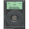 Image 1 : 1863 H10C PR65 PCGS. The lavender-gray toning scheme is suggestive of originality, but the proof...