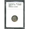 Image 1 : 1838-O/O 10C No Stars--Corroded, Cleaned--ANACS. AU Details, Net XF40....
