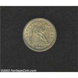 1845 10C MS63 Uncertified....