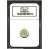 Image 1 : 1857 10C MS63 NGC. Sharply struck with a generally untoned appearance. Several horizontal grease...