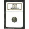 Image 1 : 1890 10C PR64 NGC. Tiny speckles of cobalt-blue and russet toning have gathered on each side. An...